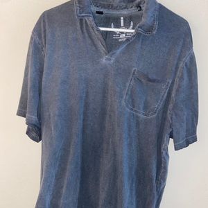 Blue V Neck
